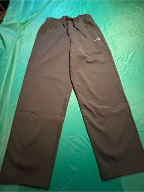 Men's Black Drawstring Athletic Pants